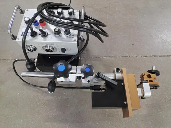 Portable Orbital Pipe Welding Tractor/All Position Pipeline Welding Machine with Magnetic Force/Tube Circular Seam Welder/Simple Pipes MIG Welding Carriage